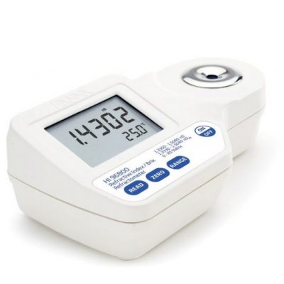 Refractómetro digital para el análisis del azúcar en la industria alimenticia (% Brix) ref.:  HI 96801  – Rango 0 a 80°C (32 a 176°F).