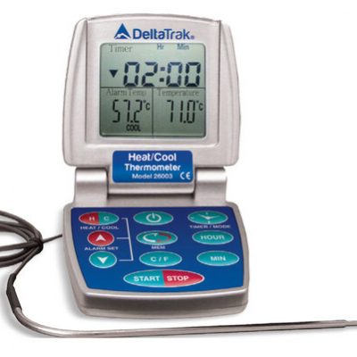 Termómetro Digital automático de cocción/enfriamiento Ref.: DeltaTrak 26003 Rango: 0 °C a 170 °C
