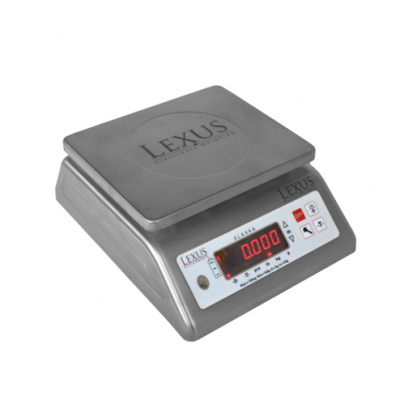 Balanza electrónica sólo peso  de precisión, fabricada en ABS Ambiente húmedo Ref.: LEXUS Alaxka   Rango: 0 a 15kg.