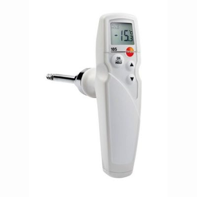 Termómetro Digital monomanual con punta de medición estándar Ref.: testo 105 Rango: -50 hasta +275 ºC