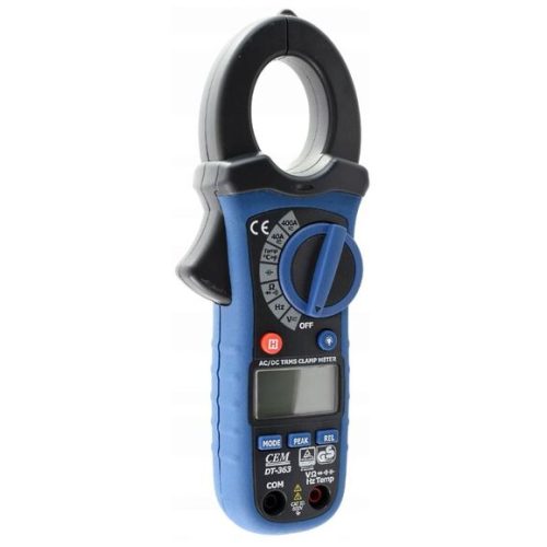 Pinza Amperimétrica Auto rango Ref.:  DT-363 Rango HASTA 400A