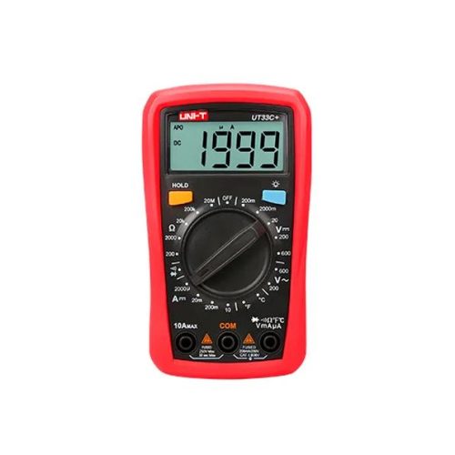 Multímetro digital de mano  de  nueva generación  Ref.: UT33C+ Rango V/A(DC) : 600V/10A