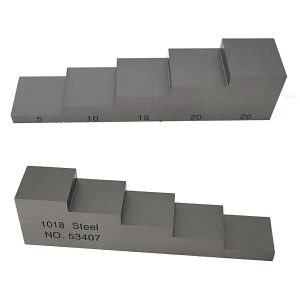 CERTIFICADO DE CALIBRACIÓN POR ORGANISMO DE ACREDITACIÓN EN LABORATORIO DE ESCALERILLA DE 5 PASOS DE 0 a 0.1 mm